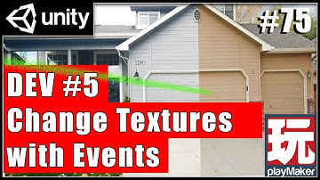 DevLog #5 Dynamic Texture on an Object - Unity Playmaker beginner