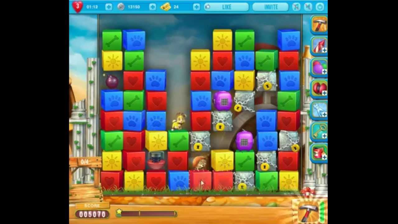 Pet Rescue Saga level 857 no buyed hammers 😈 ►TOBIAS DEAMON◄