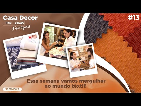 O Casa Decor dessa semana mergulha no mundo têxtil!