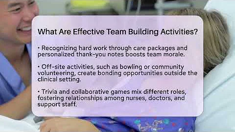 What Are Effective Team Building Activities? - Nursing Knowledge Exchange