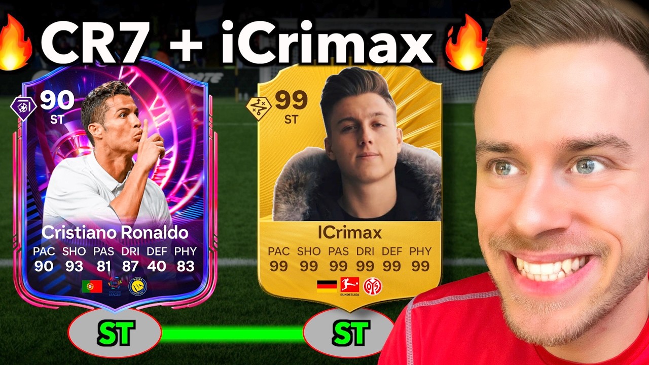 Ich habe die GOAT’s iCrimax & RONALDO vereint! 🇵🇹🇩🇪🐐 *eskaliert*