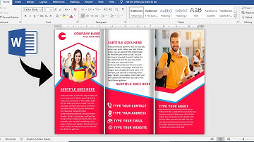 How to make a Leaflet in word and Print it (Leaflet, Brochure of booklet) Ms Word Tutorial ||