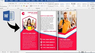 Cara Membuat Leaflet di Word dan Mencetaknya (Leaflet, Brosur Booklet) Tutorial Ms Word ||