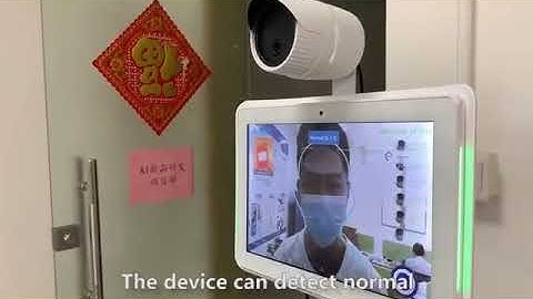 Thermal Imaging Camera Facial Recognition With Temperature Measurement