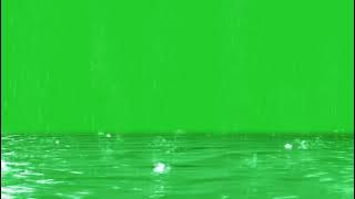 Rain Green Screen | Rain Effect Green Screen Video Background | Realistic Rain Falling Green Screen