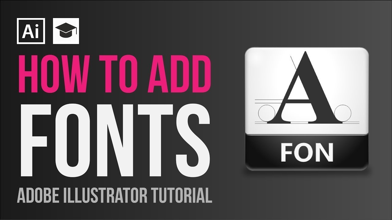 how to download fonts onto illustrator