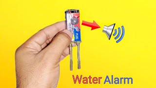 How to make a Simple Water Level indicator Alarm at Home / Home made Science Project