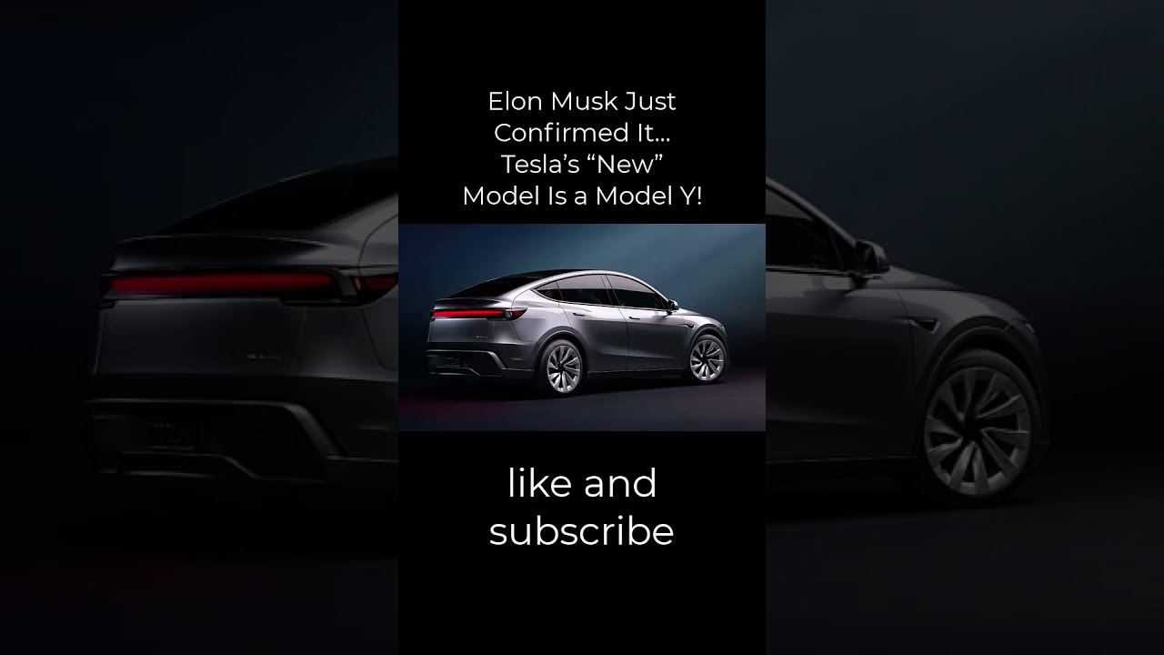 Tesla S New Affordable EV It Just A Cheaper Model Y Modely Evcar Newcar