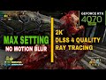 RTX 4070 SUPPER  DOOM ETERNAL 2K MAX SETTING DLSS 4 QUALITY RAY TRACING