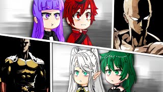 Sousou no frieren react to Saitama || One Punch Man || - Gacha react