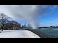 LIVE 🟢 Niagara Falls Canada Snowy Afternoon Walk