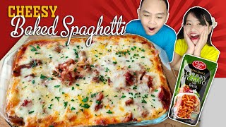 Cheesy Baked Spaghetti