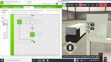 #1 PROGRAMACIÓN DE PLC EN GRAFCET   FACTORY IO  Y SOMACHINE