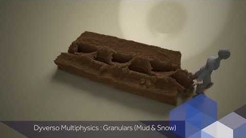 RealFlow 10: New Granular Multiphysics Dyverso Solver Mud & Snow