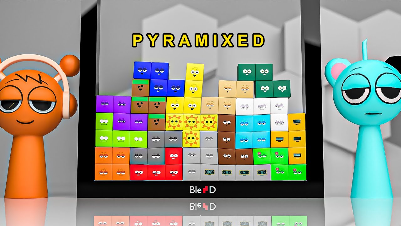 I Made Soft Sprunki Tetris | The Cutest Physics Ever!
