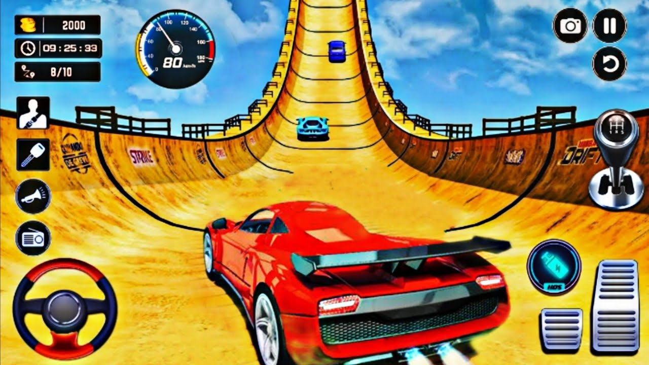 Impossible Car Stunt game 3D - Car stunts Game - Android Gameplay 