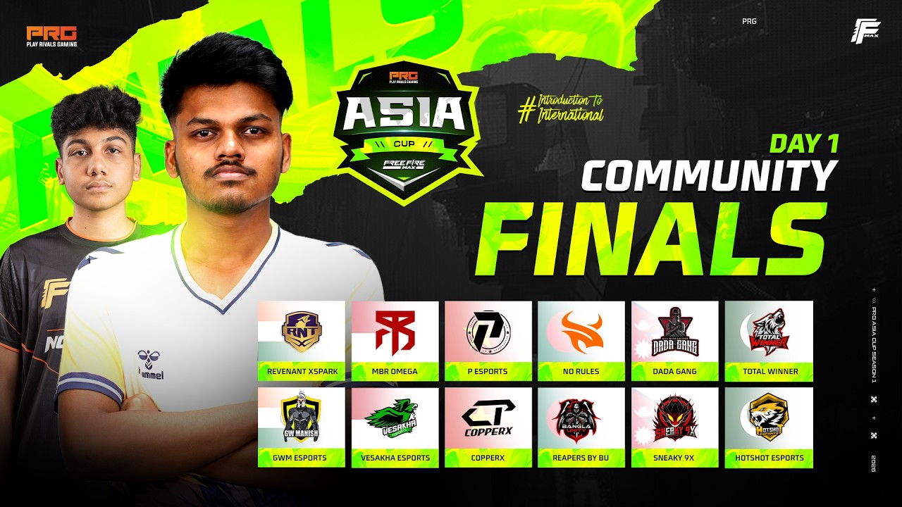 PRG Asia Cup | Community Finals Day-1