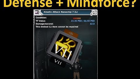 Entropia Universe: Unlocking The Hidden Uber Defense Skills Quickness & Intuition...Via Mindforce?