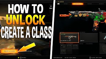 "What Level Do You Unlock Create A Class on BO4 ?" ( How to Unlock Create A Class on BO4 ! )