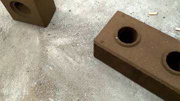 QMR2 40 small manual clay interlocking lego brick machine