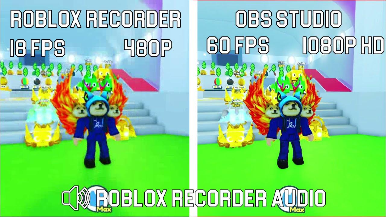 Roblox Recorder vs OBS Studio Recorder Comparison ROBLOX YouTube