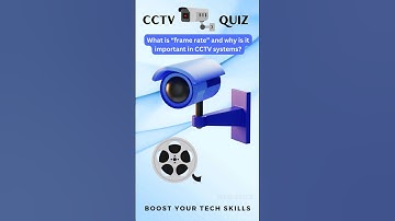 What Is Frame Rate and Why Is It Critical for CCTV Systems? #cctvquiz