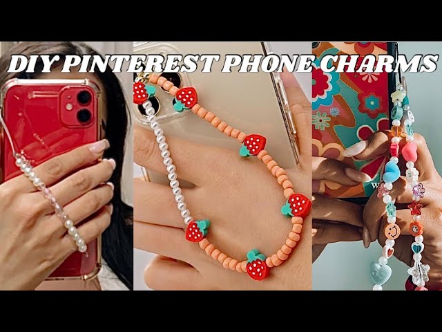 HOW TO MAKE TRENDY DIY PHONE CHARMS! 