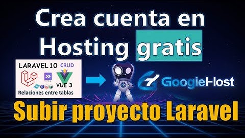 Deploy Laravel en GoogieHost hosting gratis