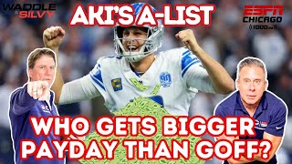 Which Quarterbacks Will Get MORE Money Than Detroit Lions QB Jared Goff? | Aki's A List