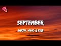 Earth, Wind & Fire - September (Lyrics)