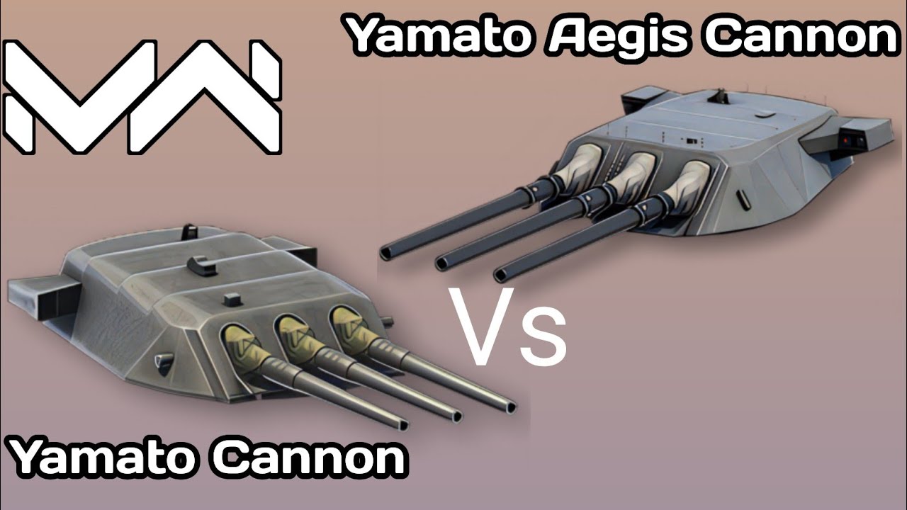 Main cannon Vs Type 94 Mod 2 Yamato Vs Yamato Aegis Cannon Test