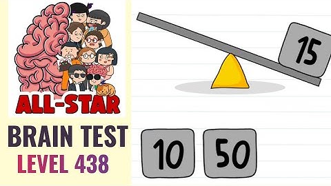 Brain Test All Star Level 438 | Balance the seesaw | Walkthrough