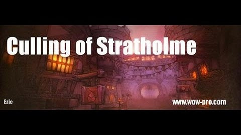 (WoW WOTLK) The ENTIRE The Culling of Stratholme Dungeon (No Commentary)