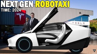 Just happened! Elon Musk Unveiled Tesla Robotaxi - Unique Design, Exterior, Battery and Shock Price