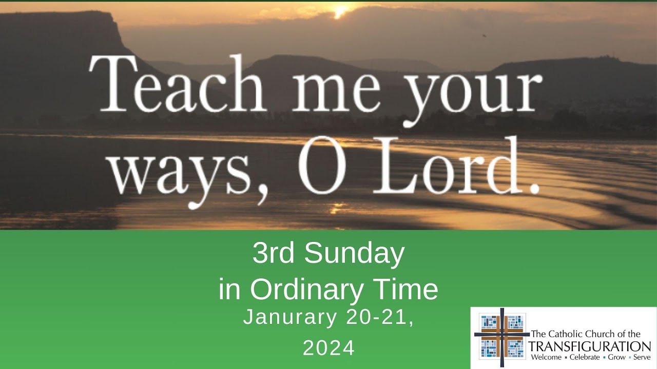01202024 Saturday VIGIL 5pm Mass YouTube