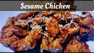 Sesame Chicken Recipe By Cook First | Honey Sesame Chicken | Chinese sesame Chicken