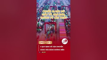 4 QUY ĐỊNH VẬN CHUYỂN HÀNG HÓA BẰNG ĐƯỜNG BIỂN #logistics #logistics37V