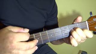 Video thumbnail of "Paskutinis traukinys. Foje. A. Mamontovas. Gitaros pamokos. Akordai is arti."