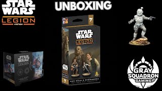 Star Wars Legion Unboxing: Scoundrel Han and Chewbacca and LAAT