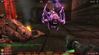 Unreal Tournament 2004 2024 04 30 Castle Right Duke launching through the middle GamePlay VCTF