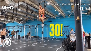 30 Unbroken Ring Muscle Ups | Noah Ohlsen