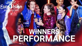 Video thumbnail of "Sep & Jamijn - holding on to you | WINNERS PERFORMANCE✨️ | Junior Songfestival 2023 | NLD 🇳🇱"