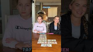 Which sister will win the money?? #familygamenight #familyfun #familygames