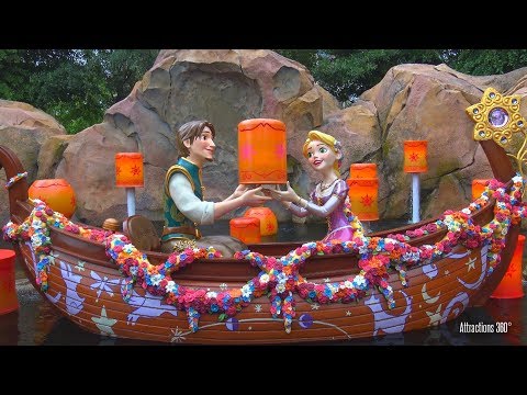 [4K] Shanghai Disneyland Boat Ride - Voyage to the Crystal Crystal Grotto