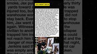 K-9 Jax Gave Everything In A Warehouse Fire #Shorts #K9Hero #DogStory