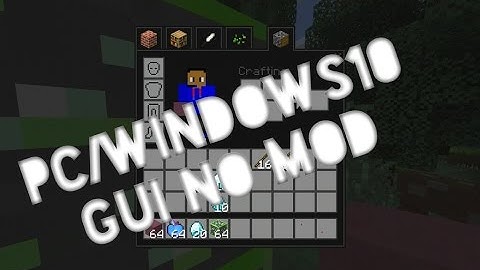 Minecraft PE pc gui/Windows10 android blockluncher trick no mods!!