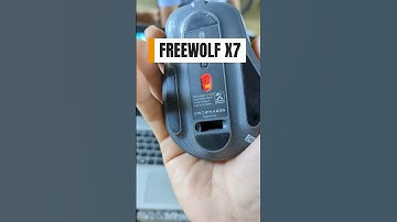 Chuột không dây FreeWolf X7 có thể sử dụng 2 chế độ Bluetooth và wireless, pin sạc dùng ổn định