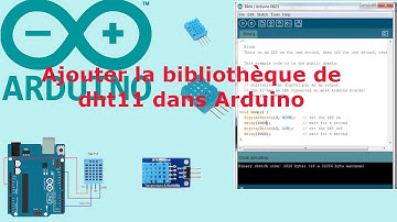 #Add dht11 library in Arduino IDE #Ajouter la bibliothèque de DHT11 dans Arduino IDE rapidement