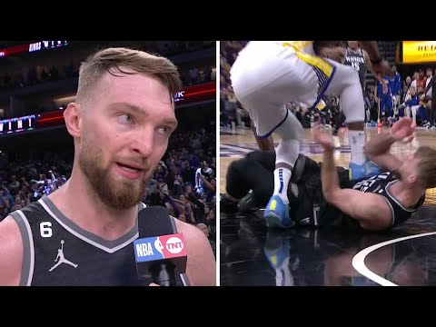 Domantas Sabonis on Draymond Green's ejection: It's playoff basketball! | NBA on ESPN