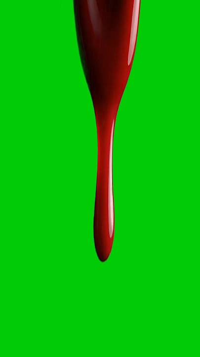 Blood dripping Effects Green screen HD